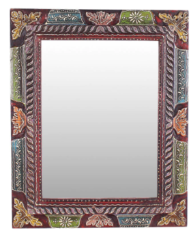 Multicolour Jodhpuri Handpainted Mirror Multicolour Jodhpuri Handpainted Mirror